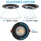 Luxrite 4 Inch Gimbal LED Recessed Downlight 5CCT 2700K-5000K 11W 75W Equivalent 1000LM Dimmable Black LR23226-1PK - alternate 3